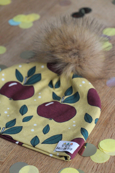 Ensemble à croquer 100% Bio - Legging + Bonnet à pompon -