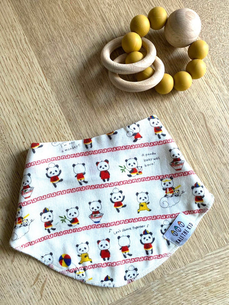 Bavoir Bandana double gaze Version Bébé