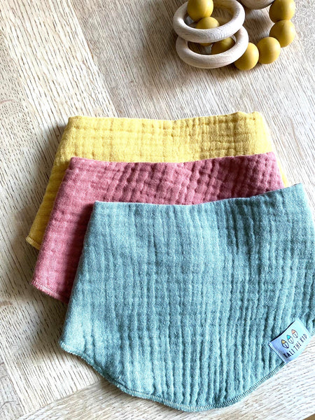 Bavoir Bandana double gaze Version Bébé
