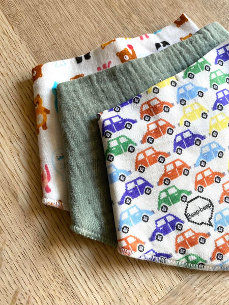 Bavoir Bandana double gaze Version Bébé
